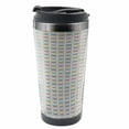 thumbnail image 1 of Abstract Travel Mug, Pastel Simplistic Motifs, Steel Thermal Cup, 16 oz, by Ambesonne, 1 of 2