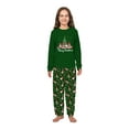 thumbnail image 4 of Family Christmas Pajama Set, Gnome Merry Christmas Green Design, 4 of 7