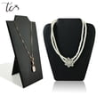 thumbnail image 5 of New Jewelry Display Stand Velvet Pu Pearl Necklace Display Board Pendant Earrings Storage Stand Counter Display white pu L, 5 of 6