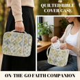 thumbnail image 4 of ZUXONGSY Daisy Rose Print Bible Cover Case for Women Quilted Bible Protector Large Journal Case with Handle Scripture Bag for ChuZU, 4 of 7