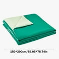 thumbnail image 2 of Cooling Blanket Queen,Hwkond Ice Cream Summer Quilt Cool Feeling Ice Silk Conditioning Quilt Summer Quilt Summer Home Dormitory Students Summer Thin Quilt Cover,Green,200x150cm, 2 of 7