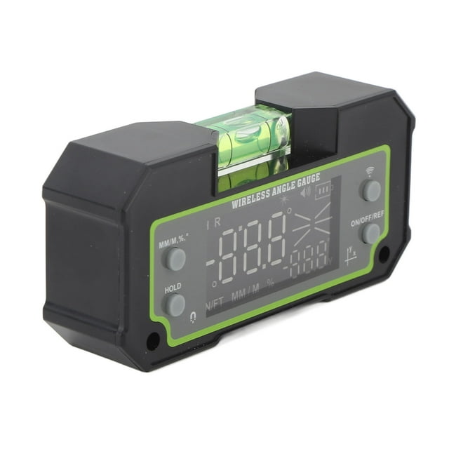 Détecteur d'Angle Numérique, Haute Précision Double Axes Robuste Adsorption Magnétique Protracteur Numérique Portable Affichage LCD pour Exploration Géologique
