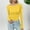 #0092-Yellow, variant on Ailaofu Long Sleeve Shirts for Women 2025 Fall Boat Neck Ribbed Knit Ruched Fitted Going Out Tops Casual Basic Tees