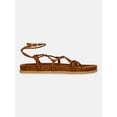 thumbnail image 2 of No Boundaries Faux Suede Lace Up Sandals, Women's, 2 of 6