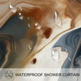 thumbnail image 3 of Marble Waterproof Shower Curtain with Hook, Printed Design, Bathroom Decoration - Shower Curtain Sets, 3 of 6