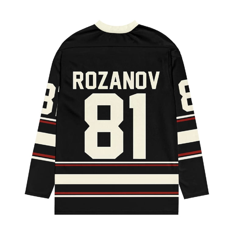 Youpwaven Unisex Heated Rivalry V Neck Ice Hockey Jersey Merch