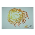 thumbnail image 2 of Astrology Cutting Board, Leo Zodiac Sign on Plain Background Sun Mystic Lion Self Power Universe Theme, Decorative Tempered Glass Cutting and Serving Board, Large Size, Orange, by Ambesonne, 2 of 5