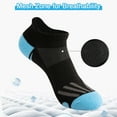 thumbnail image 4 of COOPLUS Womens Ankle Low Cut Socks Athletic Running Cushioned Socks for Women 6 Pairs, 4 of 7