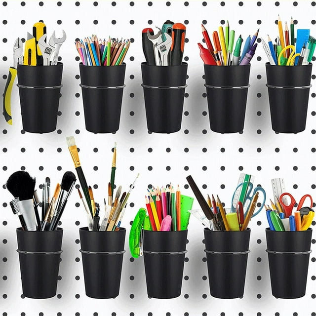 unbranded 5 De Y Tazas Para Organizador De Tablero Negro Para Taller Y Uso En Hogar