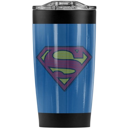 

Superman Little Logos Stainless Steel Tumbler 20 oz Coffee Travel Mug/Cup Vacuum Insulated & Double Wall with Leakproof Sliding Lid | Great for Hot Drinks and Cold Beverages