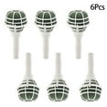 thumbnail image 2 of JINGT Bridal Wedding Flower Decoration Bouquet Foam Holder Green Diy Floral Handle Base Bracket Supply Party Decoration 6PCS, 2 of 8