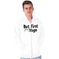 thumbnail image 5 of 1st Yoga Relaxing Meditation Namaste Zip Hoodie Sweatshirt Women Brisco Brands X, 5 of 6