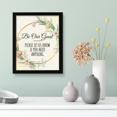 thumbnail image 3 of Signs ByLITA Be Our Guest - Please Let Us Know If You Need Anything, Floral 5 x 7 Black FRAMED Print Short Term Rentals Guest Signage Hospitality Wall Art, 3 of 4