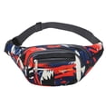 thumbnail image 1 of Bolso bandolera deportivo de camuflaje para exteriores, de gran capacidad, impermeable y resistente al desgaste, color rojo, 1 of 5