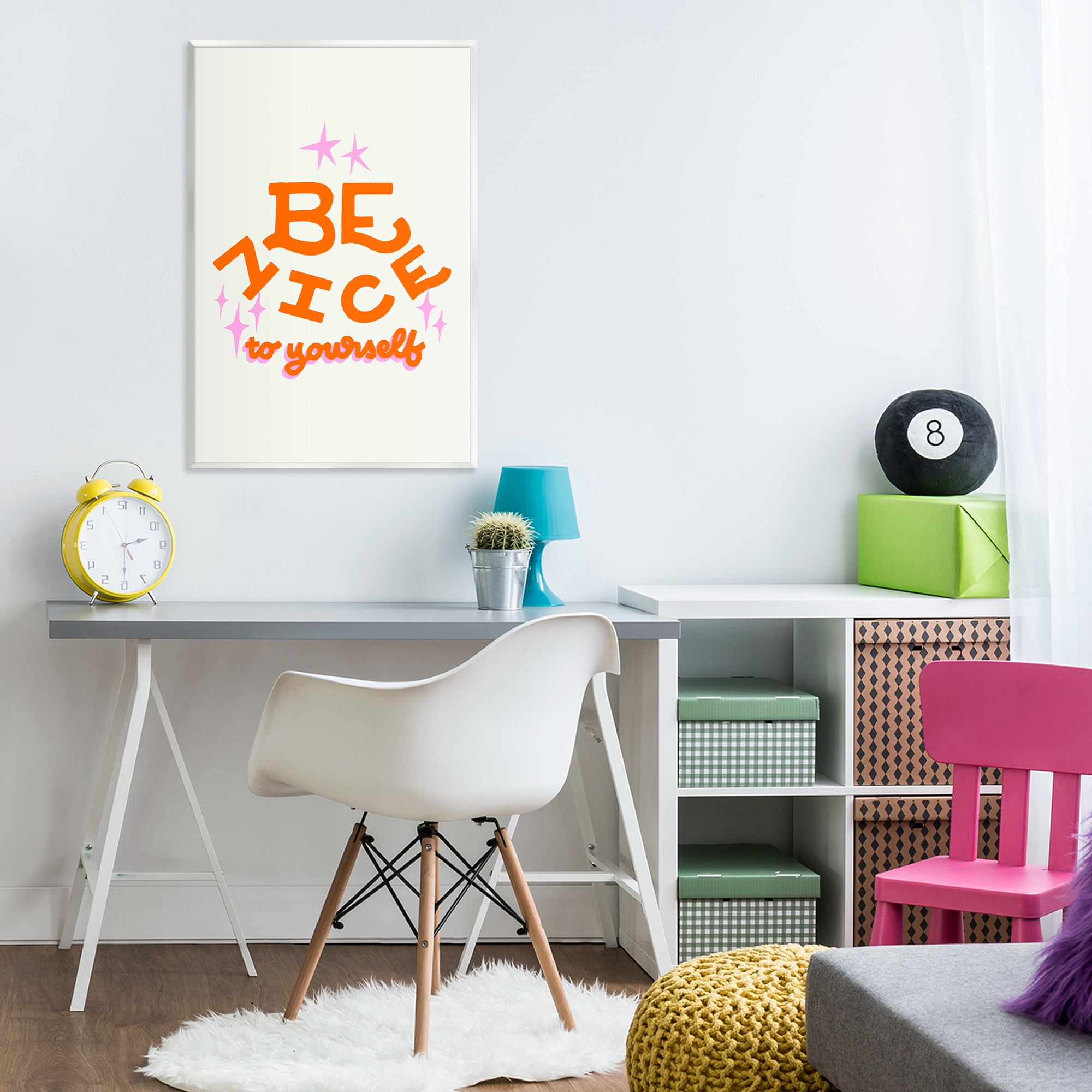 Stupell Industries Be Nice To Yourself Wall Plaque Art, design by Indira Prieto | IndySign