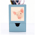 thumbnail image 1 of Observation Pig Ears Eyes Desk Supplies Organizer Pen Holder Card, 1 of 3