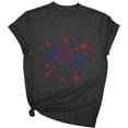 thumbnail image 3 of VKOYWKM 4th of July T-Shirts for Women Independence Day Graphic T Shirts Summer Short Sleeve Patriotic Top Loose Fit Round Neck American Flag Tshirts, 3 of 6