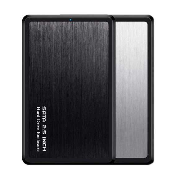 SATA SSD HDD Enclosure for USB-C Type-C 2.5 Inch External Storage Black