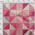 thumbnail image 3 of oneOone Coton Flex Rose Tissu Matière de Robe Tissu Imprimé Tissu au Mètre 40 Pouces de Large, 3 of 5