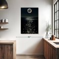thumbnail image 3 of Elephant Stock Sea At Night Wall Art - Vertical Canvas Wall Art - Living Room Wall Decor - Beach Canvas - Black And Beige Decor - 26" x 39", 3 of 8