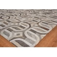 thumbnail image 2 of Exquisite Rugs Natural Hide Medium Gray/Ivory Leather Hide Hand-Tufted Area Rug, 2 of 2