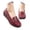 shoes 199#Wine, variant on oqasdz Women Casual Shoes Loafers Slip On Flat Round Toe Shoes Comfortable Breathable Footwear for Ladies Versatile Daily Wear Outdoor Summer