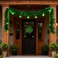 thumbnail image 2 of Rijanmt St. Patrick's Irish Shamrocks Led String Lights,78.74In 10Led Green St Patricks Day Lights,Usb Powered Green Wire String Lights,Ideal For St.Patrick's Day Party Home Indoor Outdoor Decor, 2 of 9