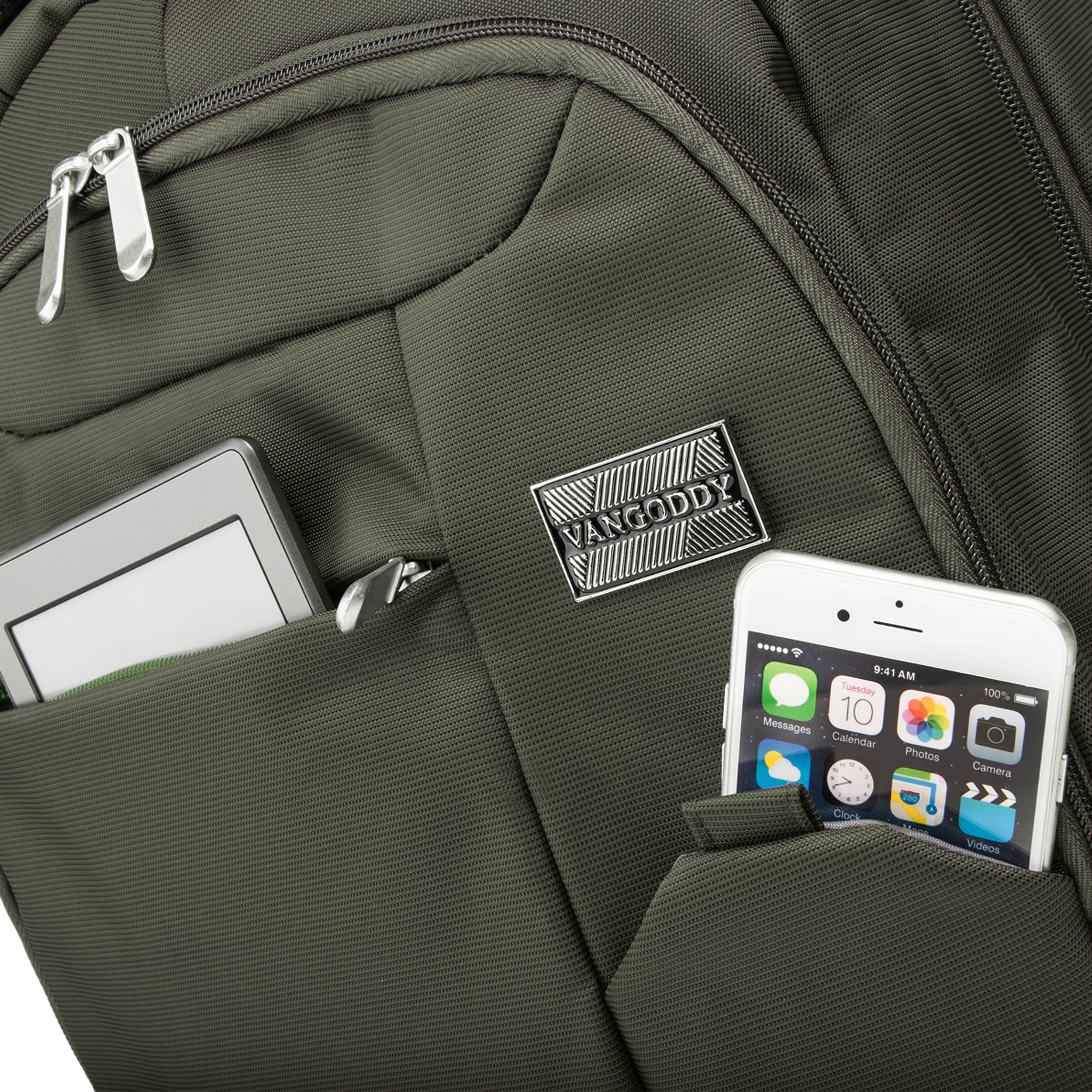 2 in 1 PC Vangoddy Germini 15.6 Inch Laptop Backpack Casual Daypack School Bookbag For Dell Inspiron 14 15 Latitude 15 Precision 15 Precision VANGODDY Premium Germini Laptop Backpack fits Dell Laptops 13, 14, 15.6\"-  17.3\" (up to 17.25 x 12.75 inches)