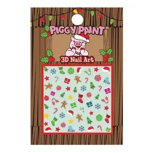 Nail Care Christmas Cutie Nail Art Accessories 1 Count By Piggy Paint