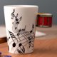 thumbnail image 2 of Yuarrent Taza de cerámica Taza de café Instrumento Taza Regalo creativo Guitarra roja Juegos de servir café y té tambor rojo 10x7.5 cm, 2 of 6