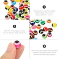thumbnail image 3 of DECORNIJIA 100pcs Evil Eye Beads For Craft Making Plastic Diy Jewelry Beads For Bracelets Necklaces And Home Decoration, 3 of 8