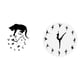 thumbnail image 1 of Reloj de pared,Reloj de pared de gato para sala de estar,dormitorio decorativo.,Reloj colgante de pared para cocina y baño moderno,Reloj de pared,Reloj de pared con bailarina,reloj decorativo, 1 of 8