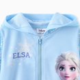thumbnail image 4 of Disney Frozen Toddler Girls Bomber Jackets Elsa Character Graphic Sequin Hooded Sweatshirts Sizes 2-6, 4 of 7