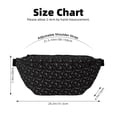 thumbnail image 3 of Naloa Cute Skull Print Running Belts for Men Women,Running Fanny Pack with 2-Zipper Pockets,Waterproof Waist Pack for Travel Hiking Running Outdoor Sports, 3 of 8