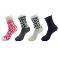 thumbnail image 1 of Double Layer and Feather Yarn Home Socks - 4 Prs - Assortment G, 1 of 1