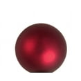 thumbnail image 2 of Whitehurst 8ct Bordeaux Red Matte Glass Christmas Ball Ornaments - 3.25" (80mm), 2 of 3