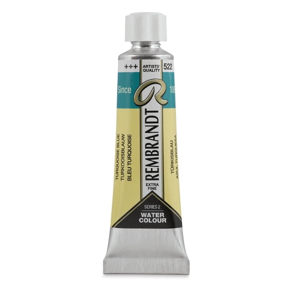 Rembrandt Artist Watercolors - Turquoise Blue, 10 ml tube