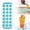 Light Blue, variant on Clearance Under $5 | 21-Cavity Silicone Round Ice Tray with Lid for Freezer Baking Jelly Mold Kitchen Tool