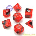 thumbnail image 2 of Juego de dados poliédricos Bescon HOT Rocks que brillan en la oscuridad, 2 of 7