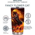 thumbnail image 3 of 20oz Fire Horse Tumbler Cup With Lid , Stainless Steel Double Wall Vacuum Thermos Insulated Travel Coffee Mug(Fire Horse Tumbler)One Tumbler Cup, 3 of 6