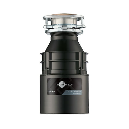InSinkErator Badger 5XP, 3/4 HP Continuous Feed Kitchen Garbage Disposal, Badger Series