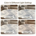 thumbnail image 7 of ODIKA Large Cloudy Grey Veined Gradient Effect Abstract Plush Under for Playroom, Bedroom, Reading Nook, Pet Friendly & Kids Safe Play, 7 of 7