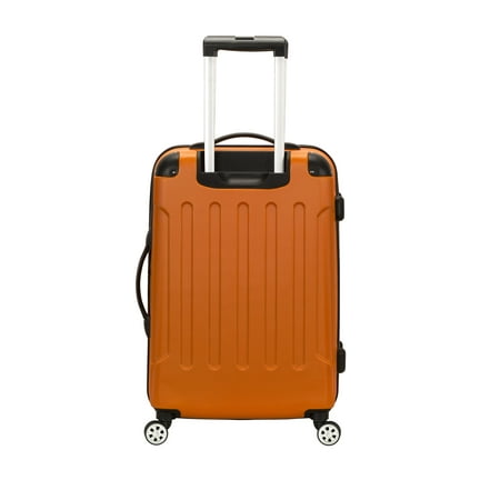 Rockland 3pc ABS Luggage Set - Orange