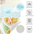 thumbnail image 5 of Dreamtimes Citrus Orange Fruit Anti-Slip Ultra Absorbent Durable Bath Rug with Rubber Backing,17.3"x13.4", 5 of 5
