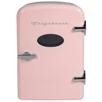 Restored Frigidaire, 6 Can/4L Mini Personal Fridge Cooler, EFMIS229, Pink (Refurbished)