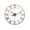 Retro Gold, variant on Roman Numeral Open Frame Wall Clock, Large Minimalist Skeleton, Modern Decorative Hollow Round Wall Clock for Living Room Bedroom Office Farmhouse Home Decor