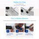 thumbnail image 5 of Cerradura Inteligente con Huella Digital, Bluetooth, APP y Compatibilidad con Alexa/Google Home para Hogar, Oficina o Hotel, Instalación Izquierda o Derecha, Color Plata, Sin Baterías Incluidas, 5 of 6
