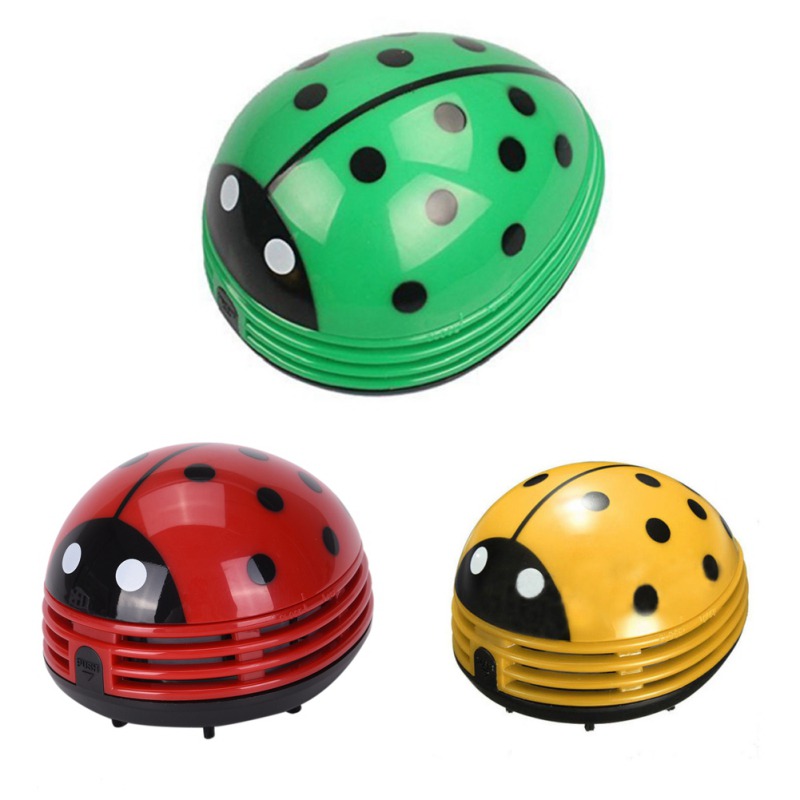 Ladybug Vacuum Cleaner， Ladybug Shaped Portable Corner Desk Vacuum