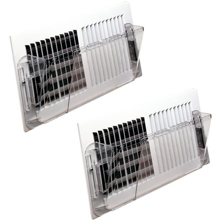 - Deflecto 51 Air Deflector Wall Register, 2 pack