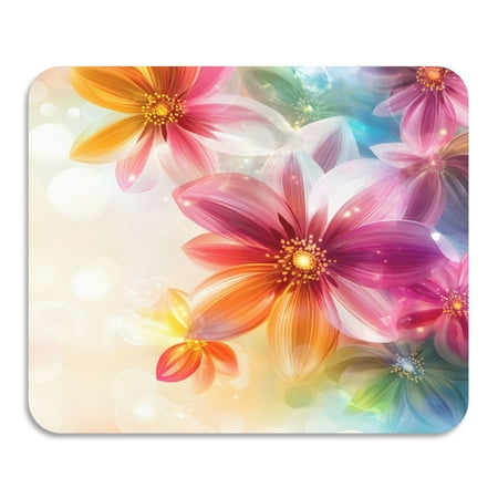

ALAZA Dish Drying Mat for Kitchen Romantic Colorful Flower Counter Absorbent Draining Pad 15.7 x11.8
